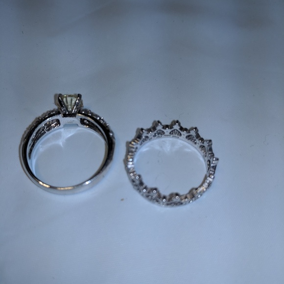 Two silver princess rings - Picture 3 of 6